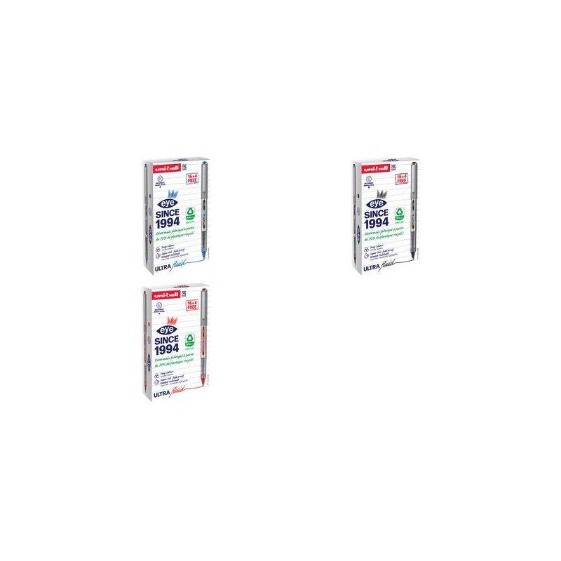 uni-ball Tintenroller eye fine UB157E, VALUE PACK, rot-0