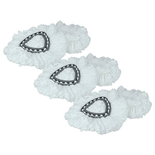 vhbw 6x Wischbezug kompatibel mit Vileda Easy Wring & Clean | Turbo Easy Wring Wischmopp - Ersatzkopf, Mikrofaser