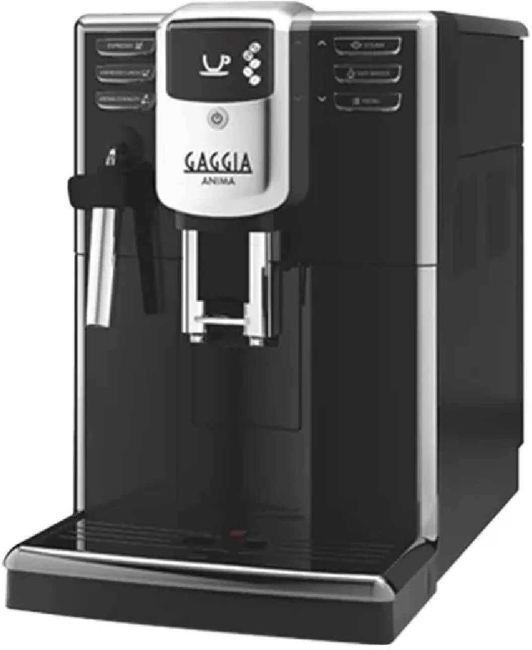 Gaggia Anima, Espressomaschine, 1,8 l, Kaffeebohnen, Gemahlener Kaffee, Eingebautes Mahlwerk, 1850 W, Schwarz-0