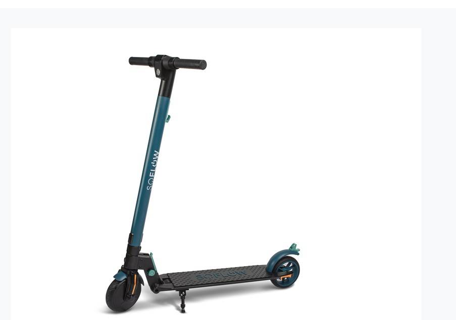 SOFLOW - SO1 E-Scooter, black/green, mit dt. Straßenzulassung-0