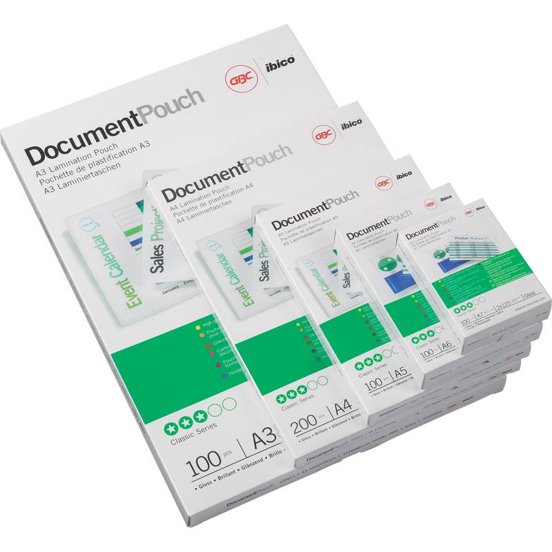 GBC 126240300 GBC Folientasche CardPouc h 3743157 60x90mm 100 St. /Pack. Spezi-0