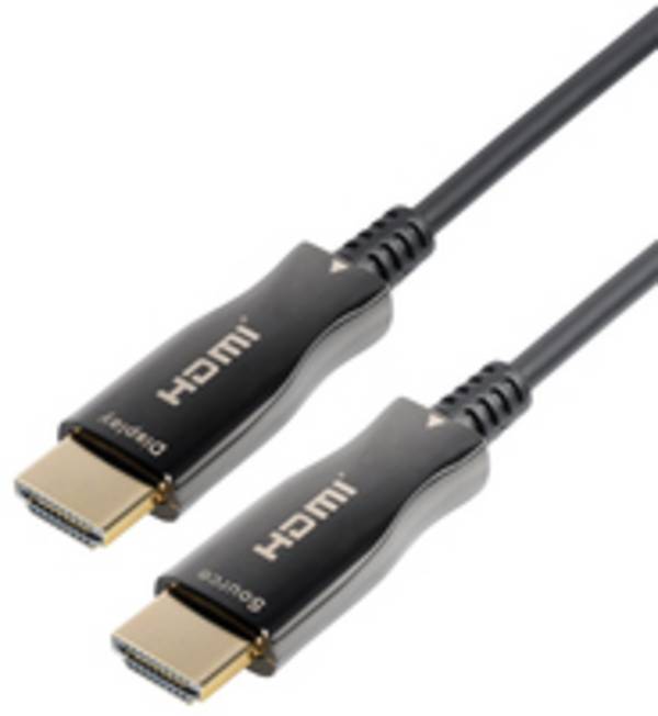 Maxtrack High Speed HDMI Cable with Ethernet Active HDMI fibre optic cable, 100 m, 4K UHD, absolutel