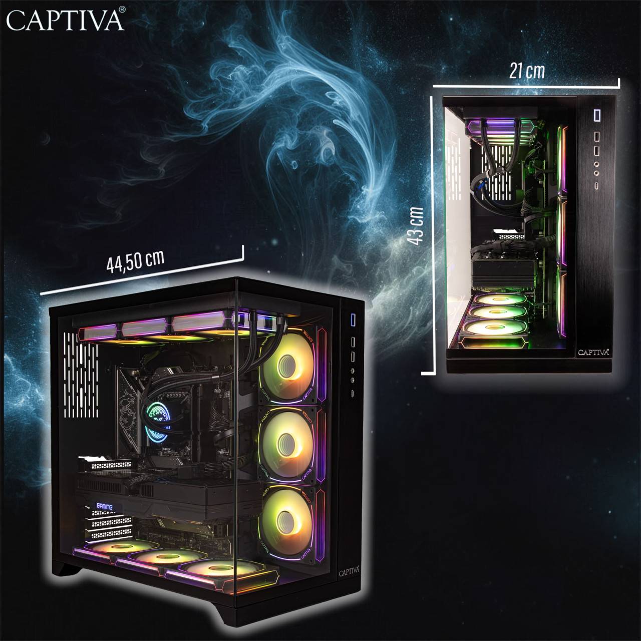 CAPTIVA - Highend Gaming I73-925 Intel Core i9 i9-13900KF 64 GB DDR5-SDRAM 2 TB SSD NVIDIA - Core i9 - 3 GHz-4