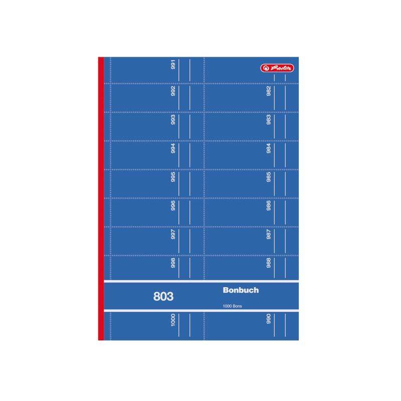 herlitz Formularbuch "Bonbuch 803", DIN A4, sortiert-0