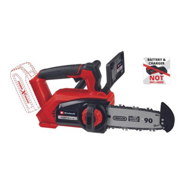 EINHELL FORTEXXA 18/20 TH - Einhand-Akku-Kettensäge (18V Power X-Change | Bürstenloser Motor | Schwertlänge 20cm | ohne