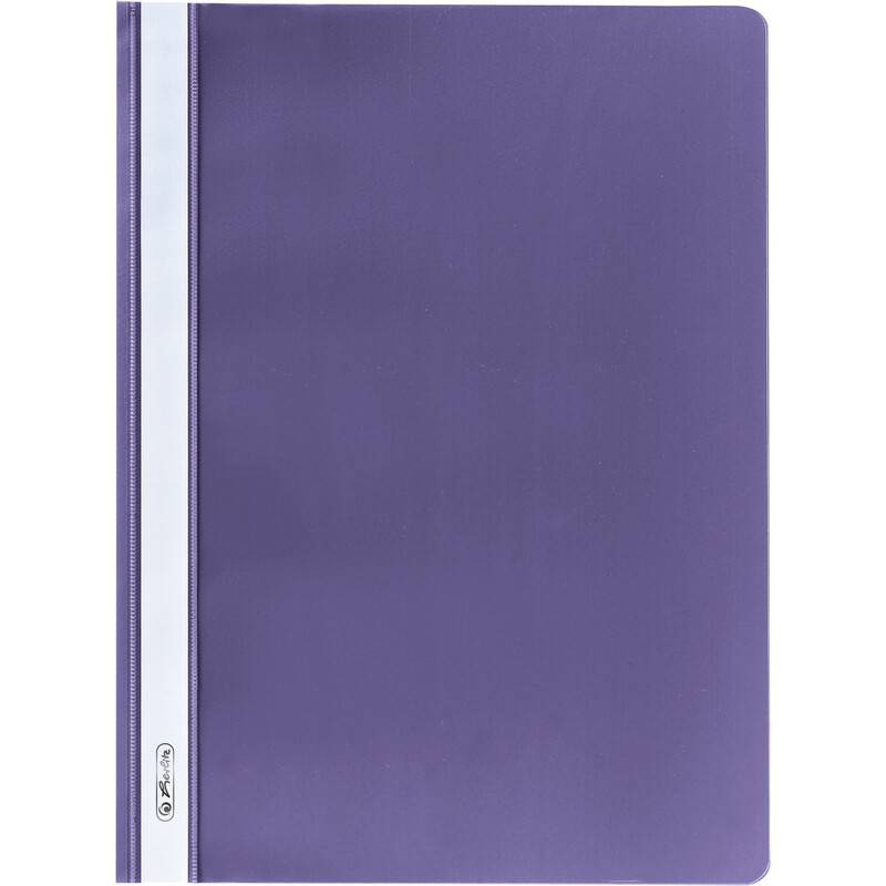herlitz Schnellhefter, DIN A4, aus PP-Folie, violett