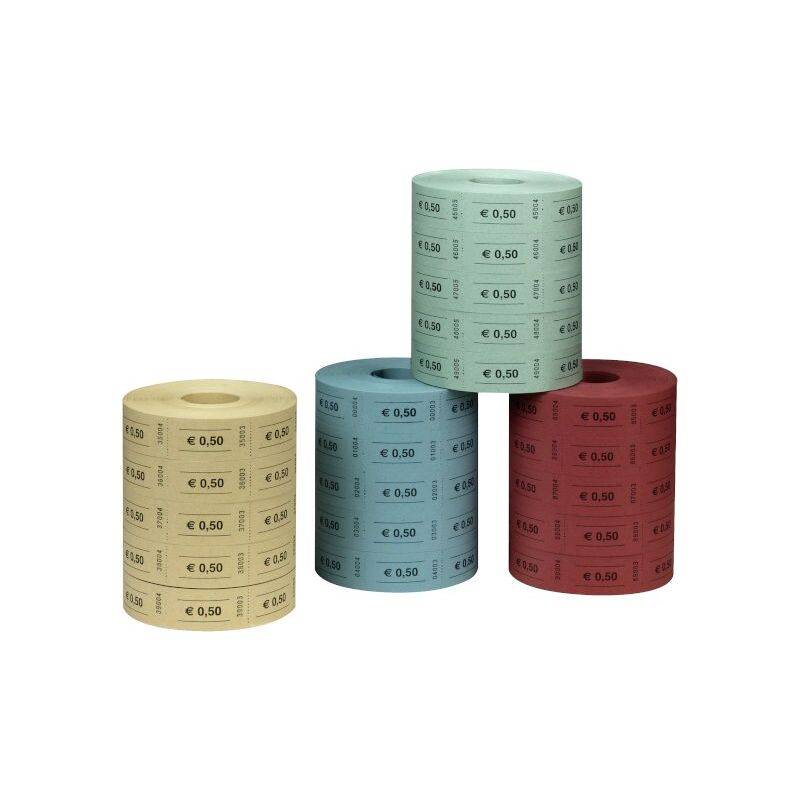 herlitz Wertmarken 0,50 Euro, 1.000 Abrisse je Rolle-0