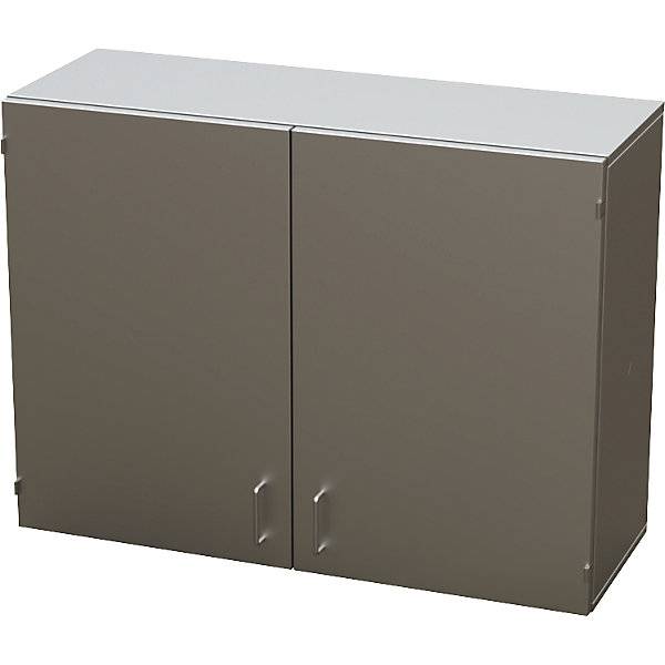 Reinraum-Wandhängeschrank aus Edelstahl 2 Flügeltüren Breite 1200 mm. KEK GmbH 10011549-2