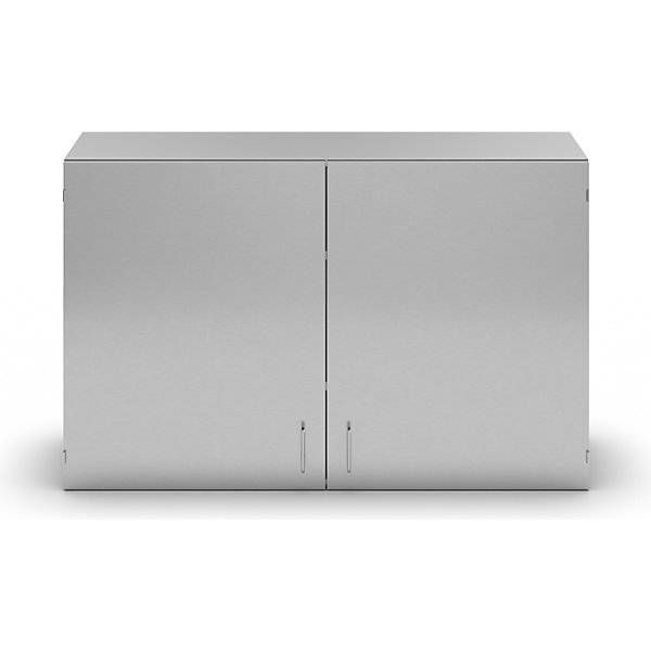 Reinraum-Wandhängeschrank aus Edelstahl 2 Flügeltüren Breite 1200 mm. KEK GmbH 10011549-3