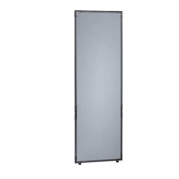 Trennwand Filz Rahmen schiefergrau silbergrau HxB 1950 x 650 mm. 10343849 103438 49