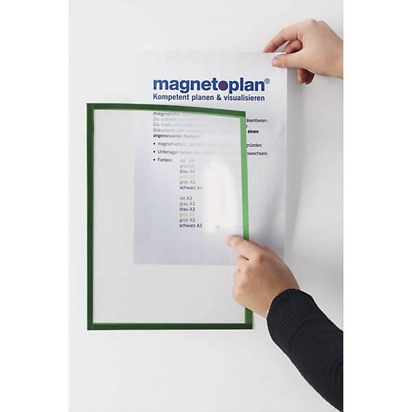 magnetofix-Sichtfenster Format DIN A3 VE 5 Stk Rahmen grün. Holtz Office Support GmbH 11098949-1