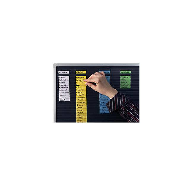 Magnetoplan Streifensteckplaner 61B mit 61 Bahnen 80x77,4cm - Anthrazit-1