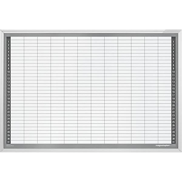 Monatsplaner-Set Typ CC Stahl emailliert BxH 920 x 625 mm. Holtz Office Support GmbH 11112349-0