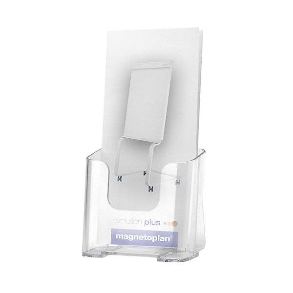 Prospekthalter STANDARD für 1/3 DIN A4 hoch VE 4 Stk Polystyrol glasklar. Holtz Office Support GmbH 11117349-1