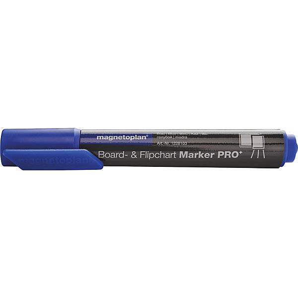 Board- und Flipchartmarker PRO+ Strichstärke 15 - 3 mm VE 24 Stk blau. Holtz Office Support GmbH 11144649
