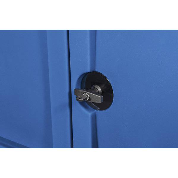 PE-Gefahrstoffdepot mit Türen für 2 x 200-l-Fässer Auffangvolumen 250 l. TAKKT Industrial & Packaging GmbH-4