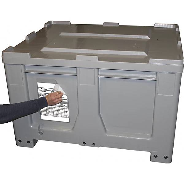 Dokumentenhüllen selbstklebend für A7 Querformat lange Seite offen VE 100 Stk. TAKKT Industrial & Packaging-1