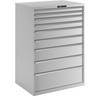 Lista Schubladenschrank - 78.296.020 - 1.450x1.023x725 mm (HxBxT) - 9 Schubladen - 75 kg - Key Lock - lichtgrau (RAL 703
