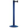 Gurtpfosten aus Aluminium Pfosten blau Auszug 2300 mm Gurtfarbe Silbergrau. VIA GUIDE GmbH 11269949