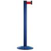 Gurtpfosten aus Aluminium Pfosten blau Auszug 2300 mm Gurtfarbe Rot. VIA GUIDE GmbH 11270549