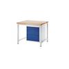 Werkbank Gestellbauweise 3 Schubladen Größe L je 1 x 120/180/240 mm hoch Tiefe 900 mm Breite 1000 mm. Rau