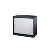 Euro-Rollladenschrank Breite 800 mm 1 Fachboden tiefschwarz / lichtgrau. TAKKT Industrial & Packaging GmbH