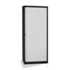 Euro-Rollladenschrank Breite 800 mm 4 Fachböden tiefschwarz / lichtgrau. TAKKT Industrial & Packaging GmbH