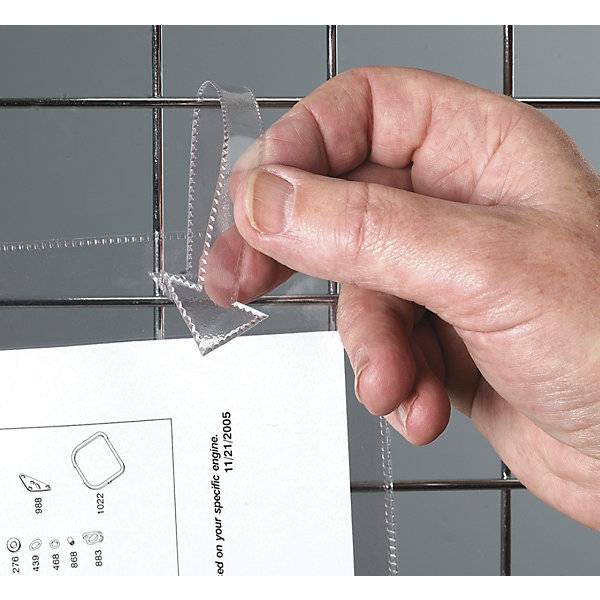Dokumentenhüllen mit Aufhängelasche für A5 Hochformat kurze Seite offen VE 50 Stk. TAKKT Industrial &-1