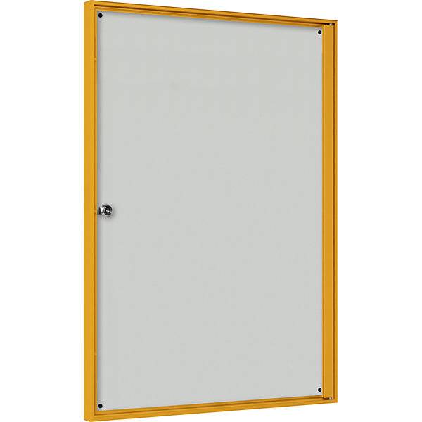 Schaukasten für innen für Format 2 x 2 DIN A4 Rahmen gelb. Schaar-Design 11416449-1