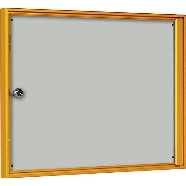 Schaukasten für innen für Format 2 x 1 DIN A4 Rahmen gelb. Schaar-Design 11416749-1