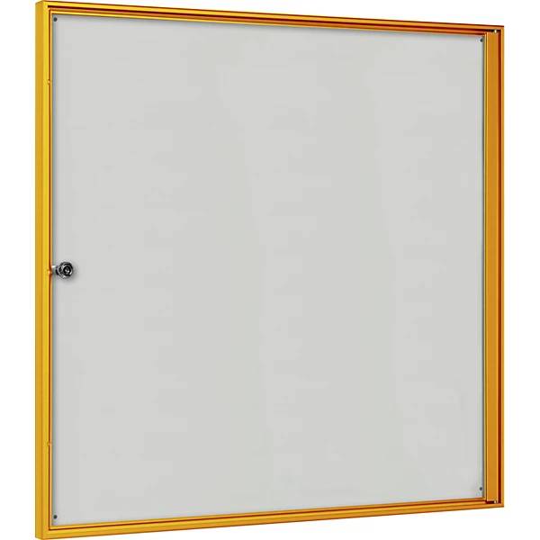 Schaukasten für innen für Format 3 x 2 DIN A4 Rahmen gelb. Schaar-Design 11416549-1