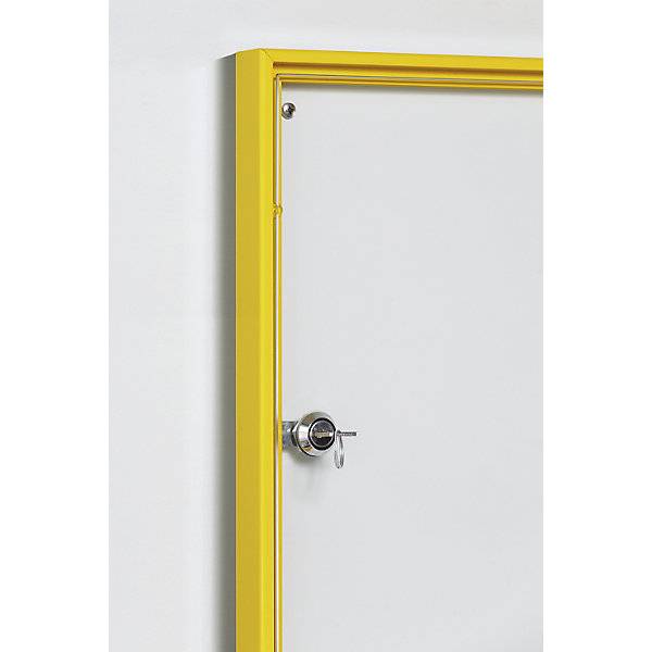 Schaukasten für innen für Format 3 x 2 DIN A4 Rahmen gelb. Schaar-Design 11416549-4