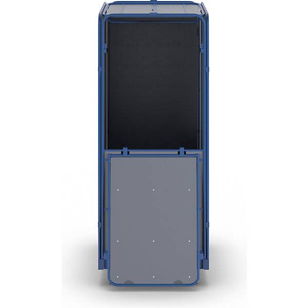 Rollbehälter SAFE Logistikbox HxBxT 1785 x 720 x 810 mm Rollplatte blau. ESB Engineering System Bau GmbH-4