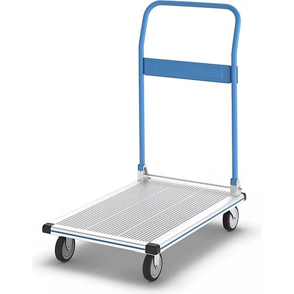 Aluminium-Plattformwagen KOMFORT Tragfähigkeit 150 kg Ladefläche 740 x 480 mm. Simon Evers & CO. GmbH 11448349