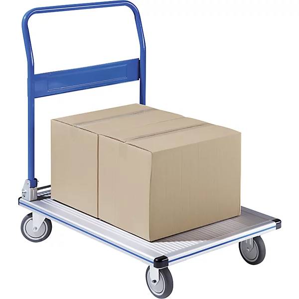 Aluminium-Plattformwagen KOMFORT Tragfähigkeit 150 kg Ladefläche 740 x 480 mm. Simon Evers & CO. GmbH 11448349-2