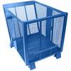 Gitterkippbehälter 4fach stapelbar Volumen 075 m³ blau. Heson-Werk GmbH 11421149