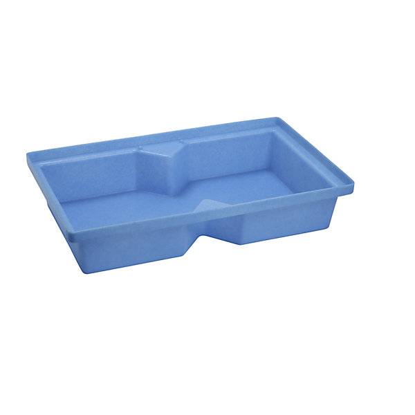 PE-Kleingebinde- und Palettenwanne LxBxH 1000 x 600 x 200 mm Auffangvolumen 60 l ohne Gitterrost. Emtez GmbH-0