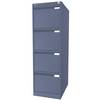 Hängeregistraturschrank 1-bahnig 4 Schübe DIN A4 blau. BISLEY 113726 49