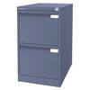 Hängeregistraturschrank 1-bahnig 2 Schübe DIN A4 blau. BISLEY 113733 49