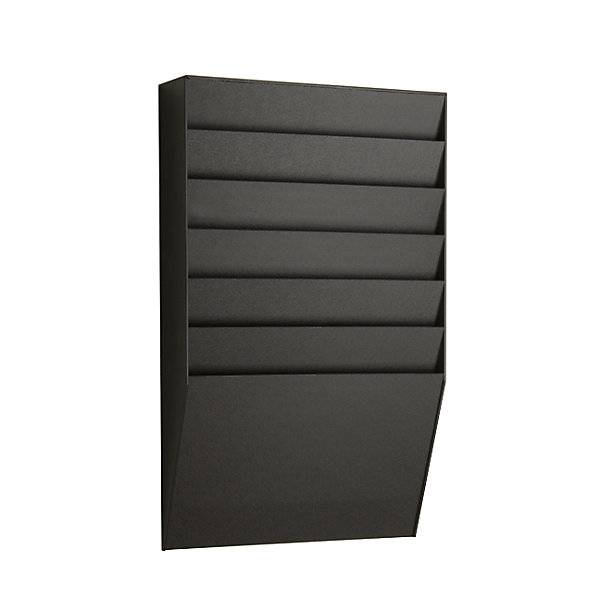 Sortiertafel 1 x 6 Fächer HxBxT 505 x 311 x 79 mm schwarz. PAPERFLOW S.A.S | | LE HUB BATEMENT 5 1ER ETAGE-0