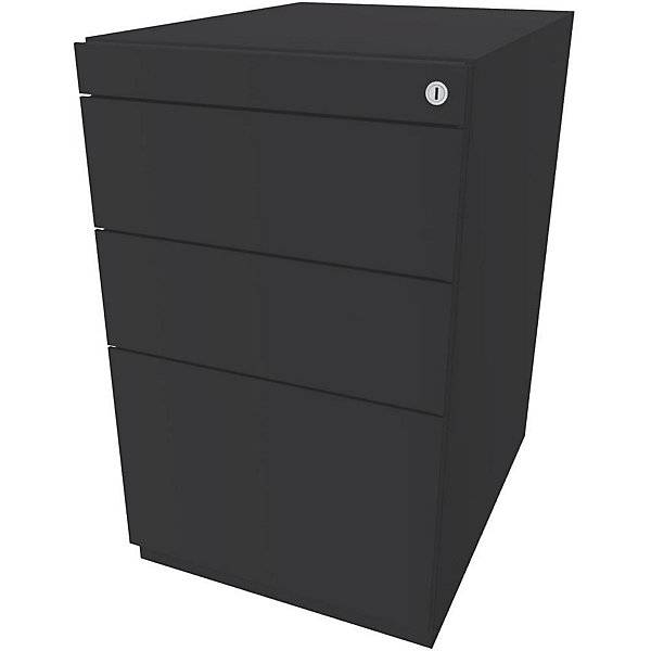 Standcontainer Note™ mit 2 Universalschubladen 1 Hängeregistratur ohne Top Tiefe 565 mm anthrazitgrau. Bisley