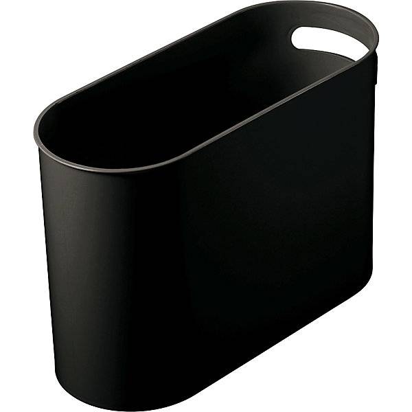 Ovaler Papierkorb Volumen 22 l BxHxT 180 x 300 x 450 mm schwarz VE 4 Stk. Maped Deutschland GmbH 11733349