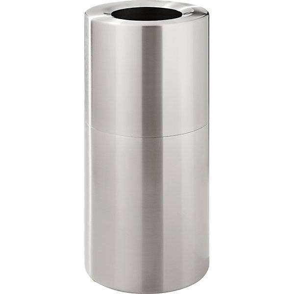 Design-Abfallsammler Aluminium Volumen 70 l HxØ 775 x 380 mm ohne Innenbehälter. Simon Evers & CO. GmbH-0