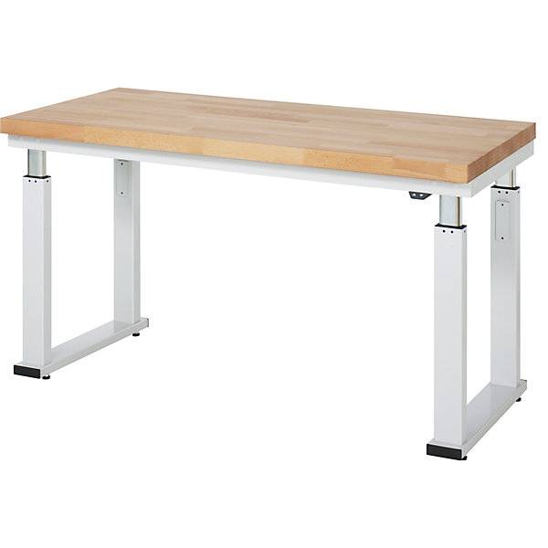 Arbeitstisch elektrisch höhenverstellbar - Tragkraft 600 kg Höhe 740 - 1140 mm Buchenplatte massiv BxT 1500 x-0