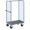 Etagenwagen mit Gitter-Seitenwänden Vollgummireifen Ladefläche 975 x 700 mm. TAKKT Industrial & Packaging GmbH