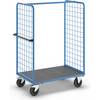Etagenwagen mit Gitter-Seitenwänden Vollgummireifen Ladefläche 1175 x 800 mm. TAKKT Industrial & Packaging GmbH