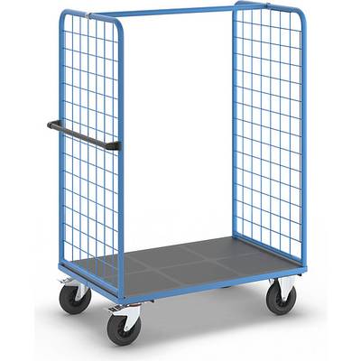 Etagenwagen mit Gitter-Seitenwänden Vollgummireifen Ladefläche 1175 x 800 mm. TAKKT Industrial & Packaging GmbH-0
