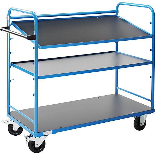 Regalwagen für 5 Etagenböden ohne Etagenböden. TAKKT Industrial & Packaging GmbH 42319849-4