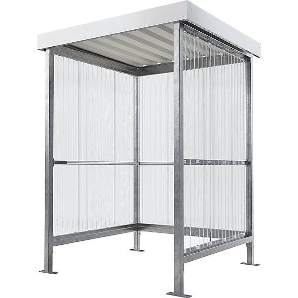 Überdachung Jena Maxi Überdachung dreiseitig BxT 1500 x 1500 mm feuerverzinkt. WSM Walter Solbach | Metallbau-0