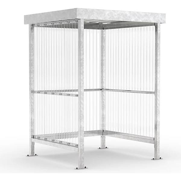 Überdachung Jena Maxi Überdachung dreiseitig BxT 1500 x 1500 mm feuerverzinkt. WSM Walter Solbach | Metallbau-1